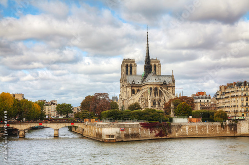 Notre Dame de Paris cathedral © andreykr