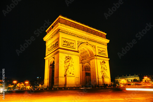 Arc de Triomphe de l'Etoile in Paris © andreykr
