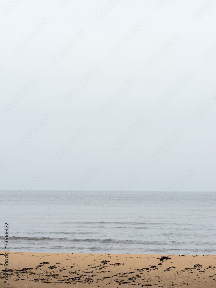 Baltic Sea and foggy morning Baltic Sea and foggy morning
