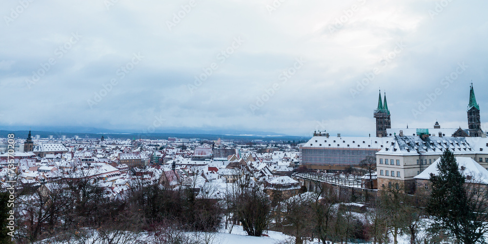 Fototapeta premium Bamberg Winter city