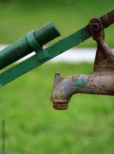 The old water tap in the garden