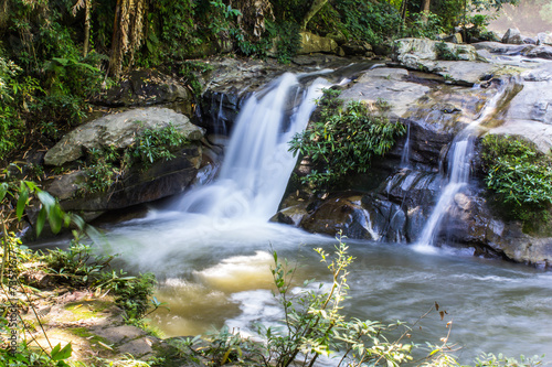 Wachirathan waterfall, Doi Inthanon National Park in Chiang Mai,