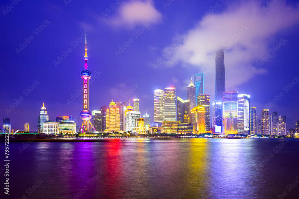 Fototapeta premium Szanghaj, China City Skyline