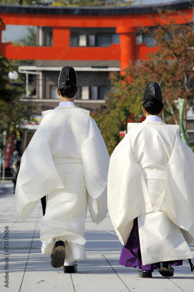 Fototapeta premium Two monks