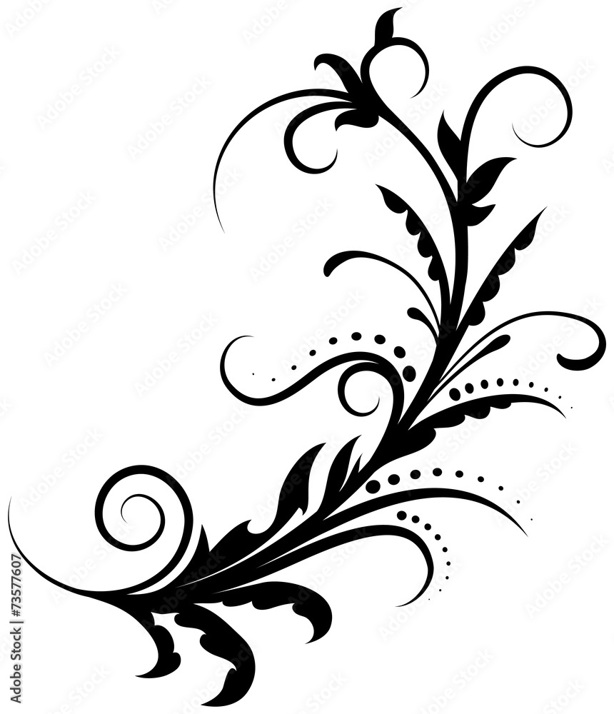 Fototapeta premium Floral element 19