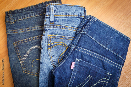 Close up Jeans pocket