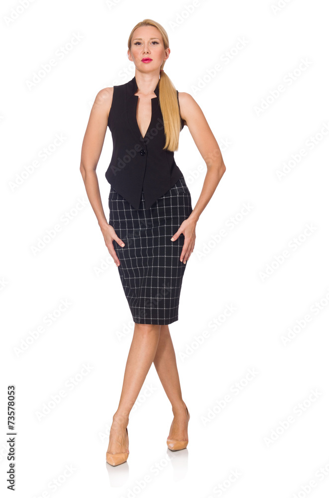 Young woman in fashion concept Young woman in fashion concept