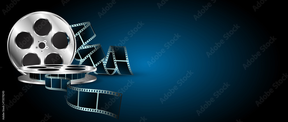 pellicola, cinema, film, fotogrammi, rullino Stock Vector | Adobe Stock