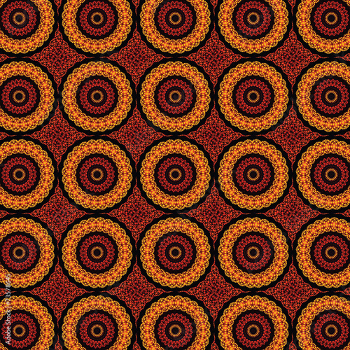 Orange Retro Pattern
