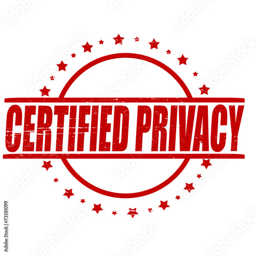 Certified privacy