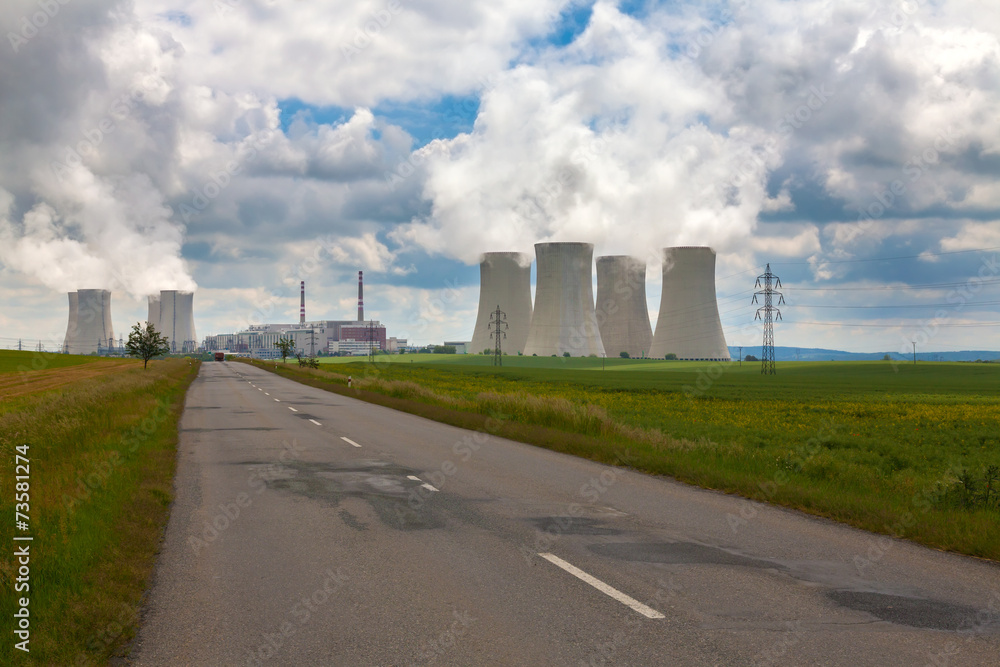 Nuclear power plant Dukovany in Czech Republic Europe Nuclear power plant Dukovany in Czech Republic Europe