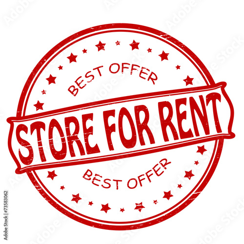 Store for rent