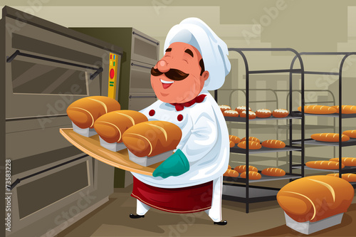 Baker in the kitchen