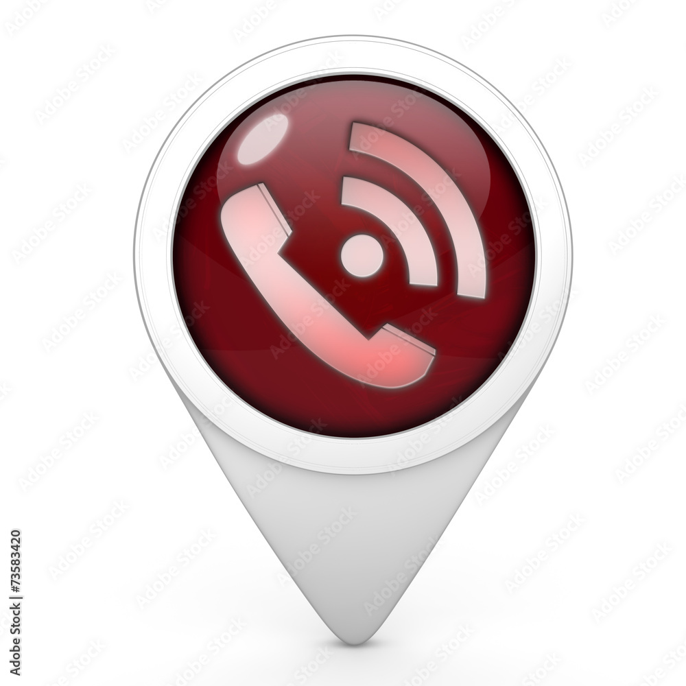 calls pointer icon on white background calls pointer icon on white background