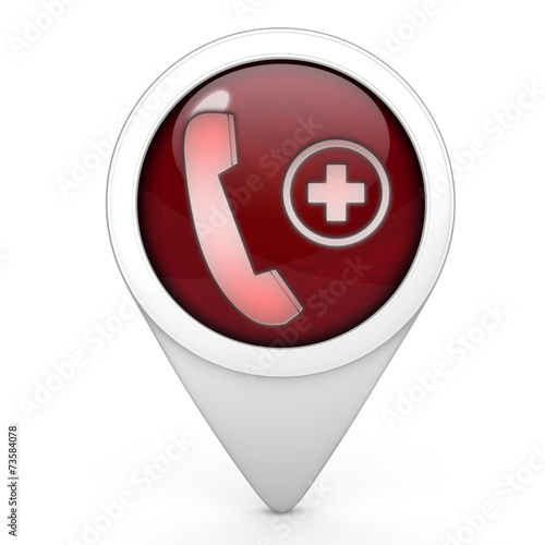 Free Download Emergency pointer icon on white background - GFXLoad