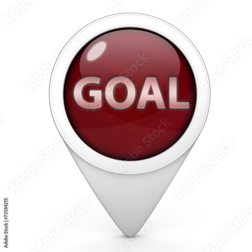 Free Download Goal pointer icon on white background - GFXLoad