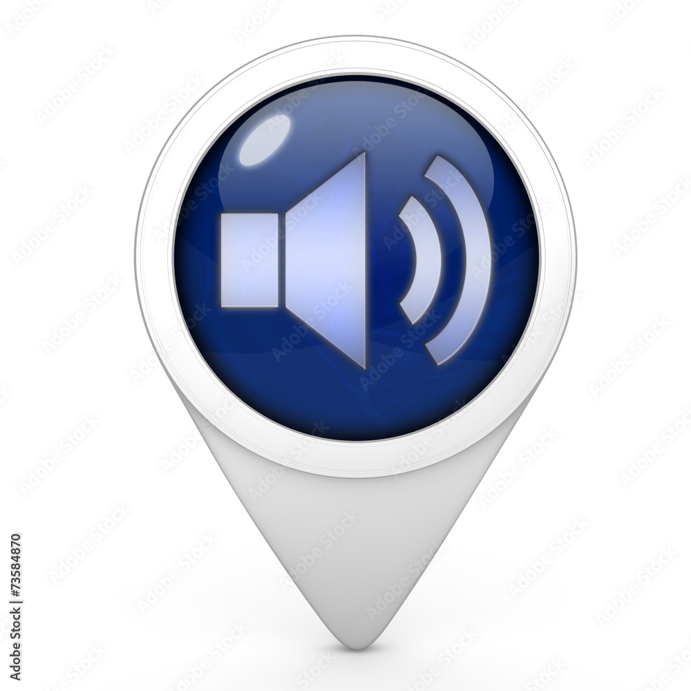 volume pointer icon on white background volume pointer icon on white background