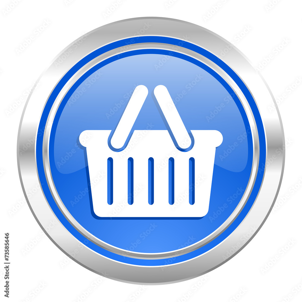 cart icon, blue button, shopping cart symbol cart icon, blue button, shopping cart symbol