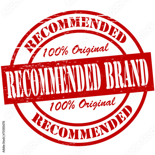 Recommended brand