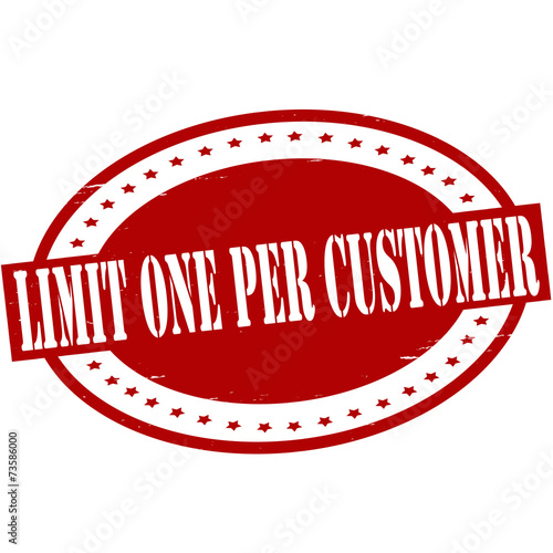 Limit one per customer