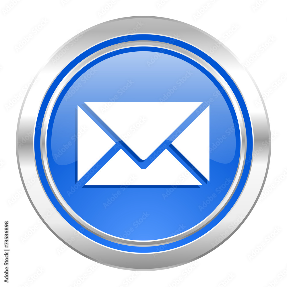 email icon, blue button, post sign email icon, blue button, post sign