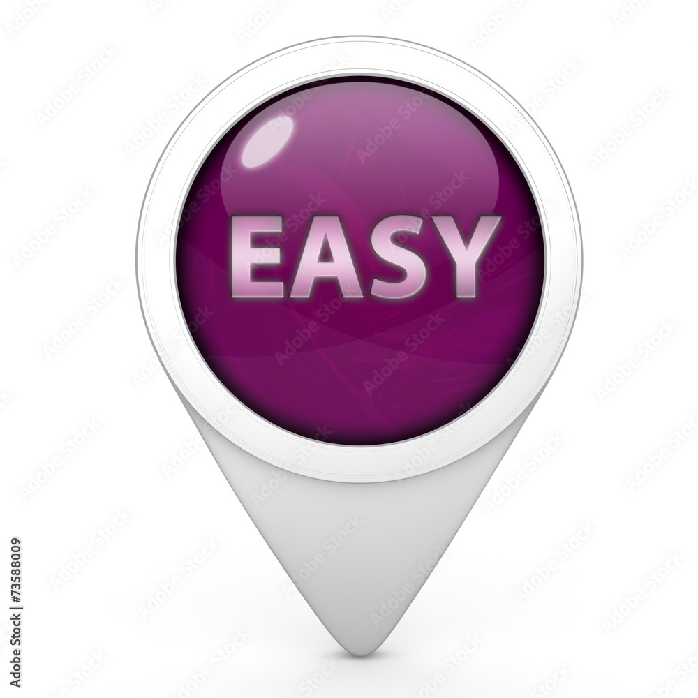 easy pointer icon on white background easy pointer icon on white background