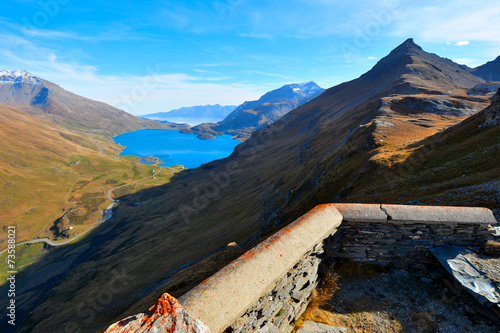 vallée de la maurienne , fort de la turra , mon cenis