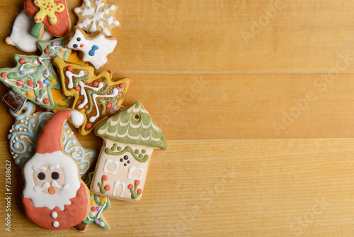 Decorative christmas cookies