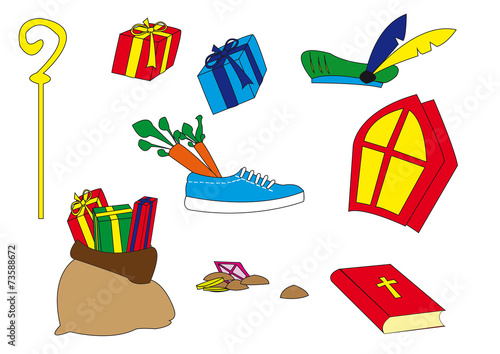 Attributes Dutch Sinterklaas