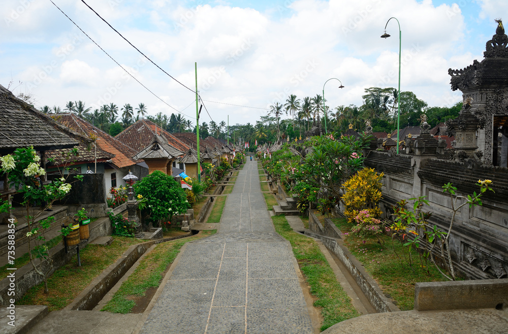 Fototapeta premium Bali Aga village, Penglipuran, Bali, Indonesia