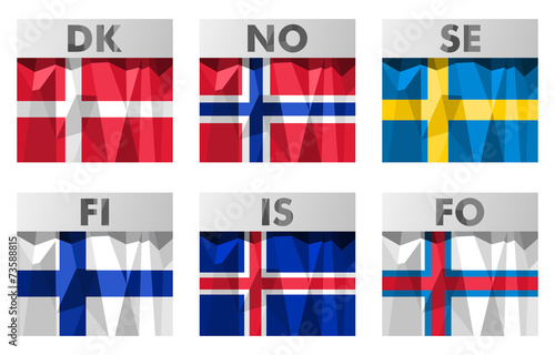 Scandinavian flags