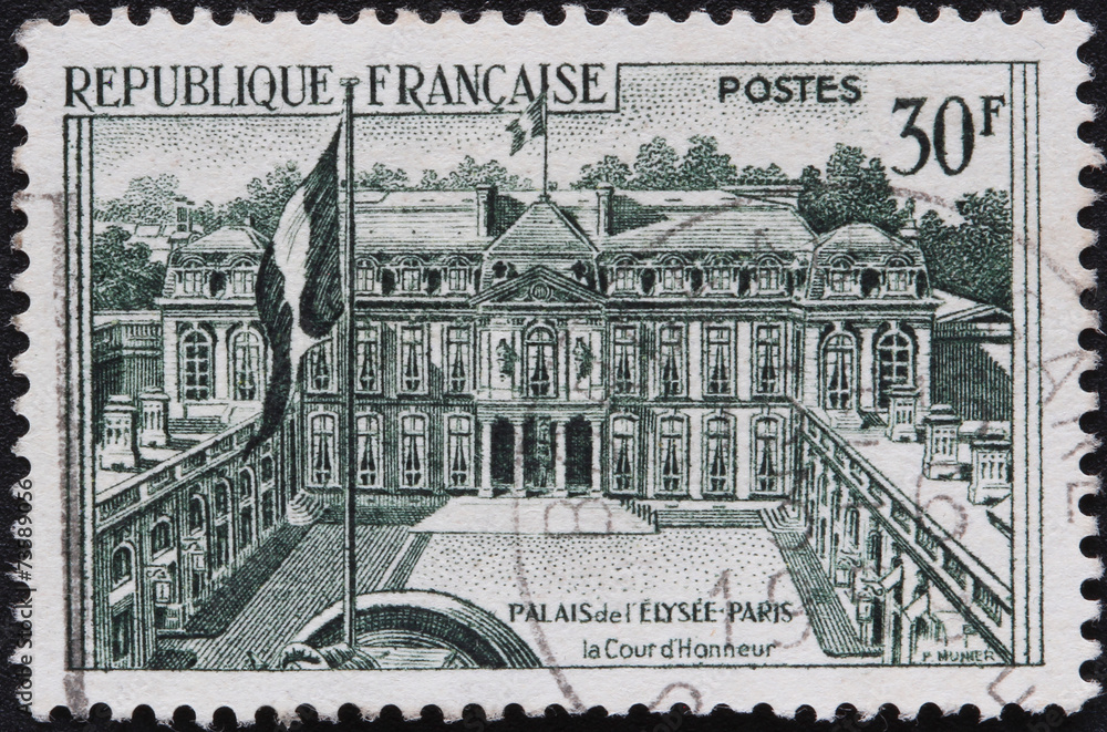 Timbre France Palais de l'Elysée Paris