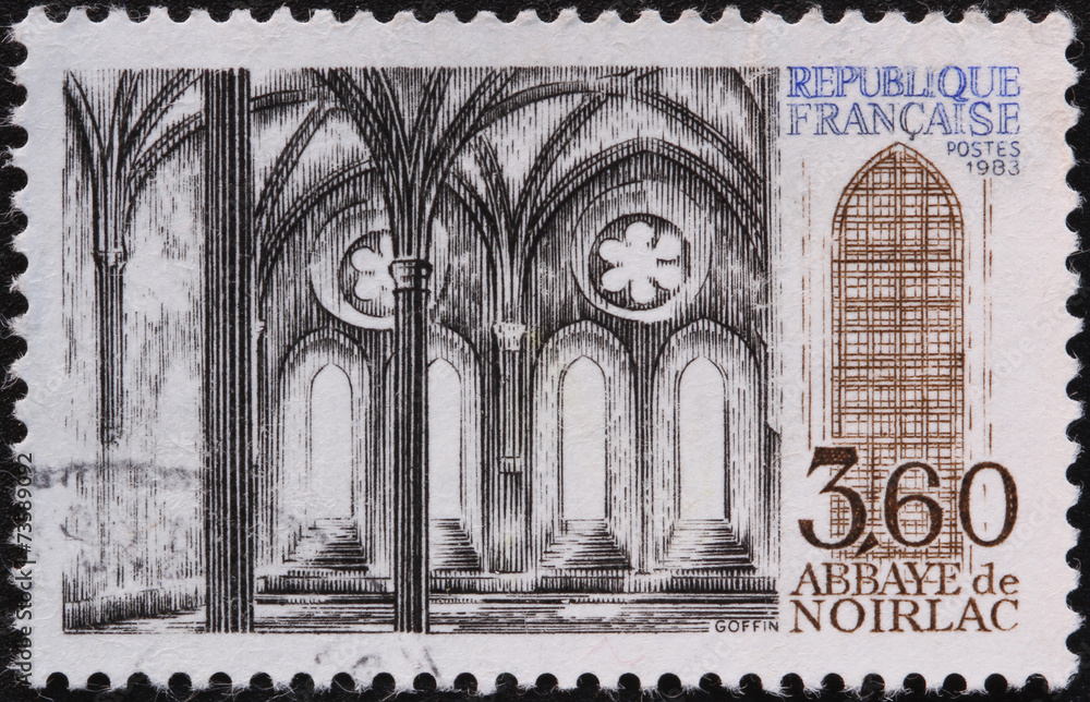 Timbre France Abbaye de Noirlac