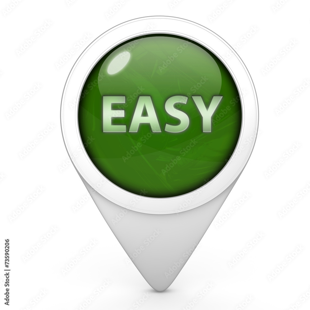easy pointer icon on white background easy pointer icon on white background