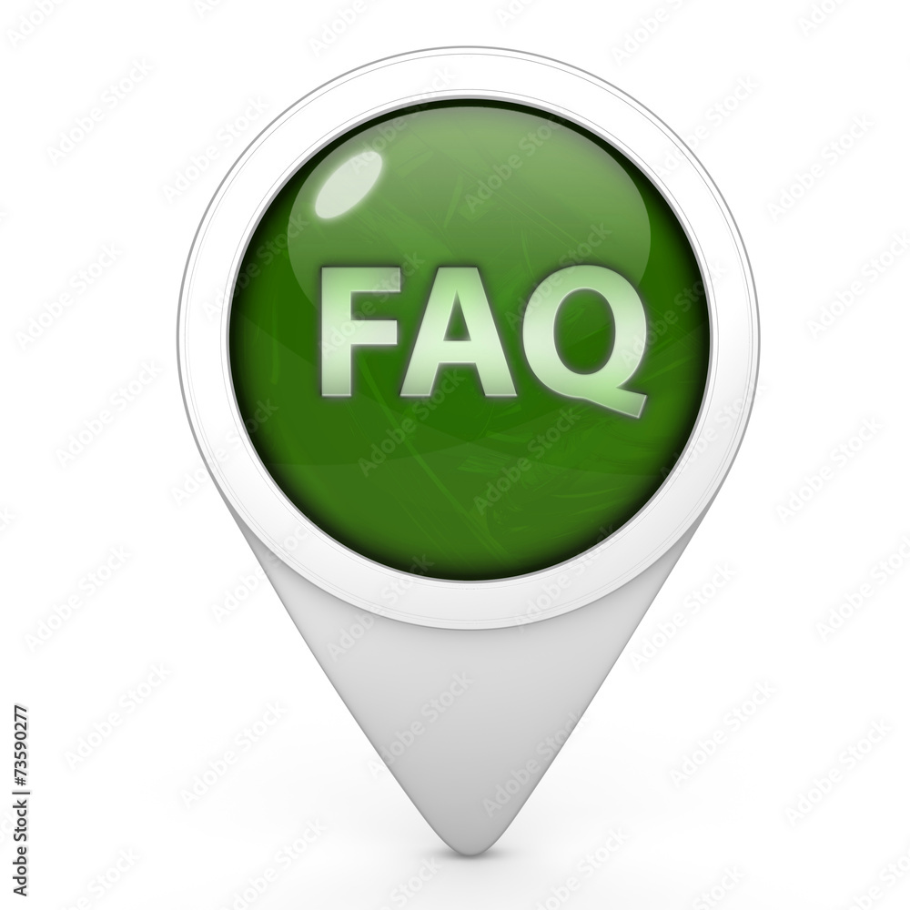 faq pointer icon on white background faq pointer icon on white background