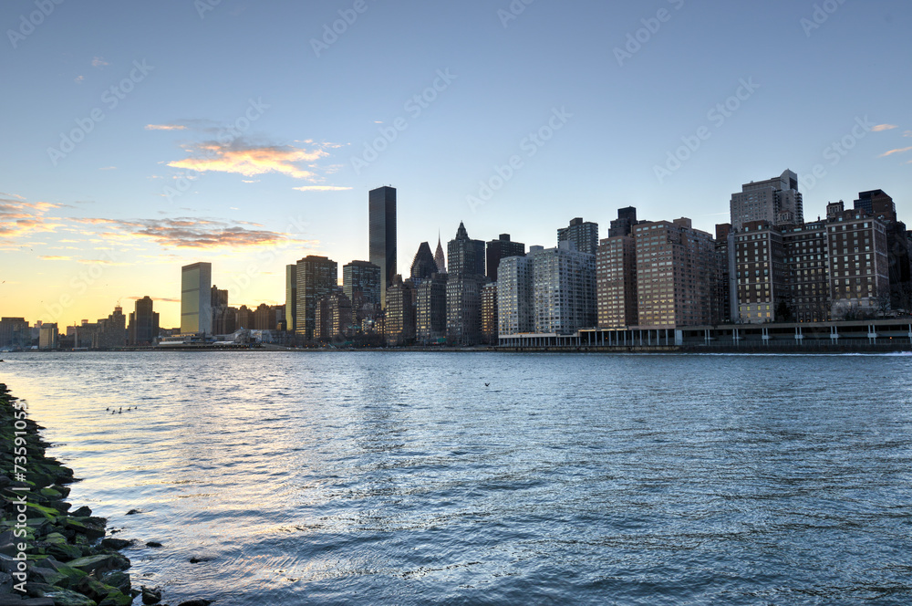 View of Manhattan from Roosevelt Island