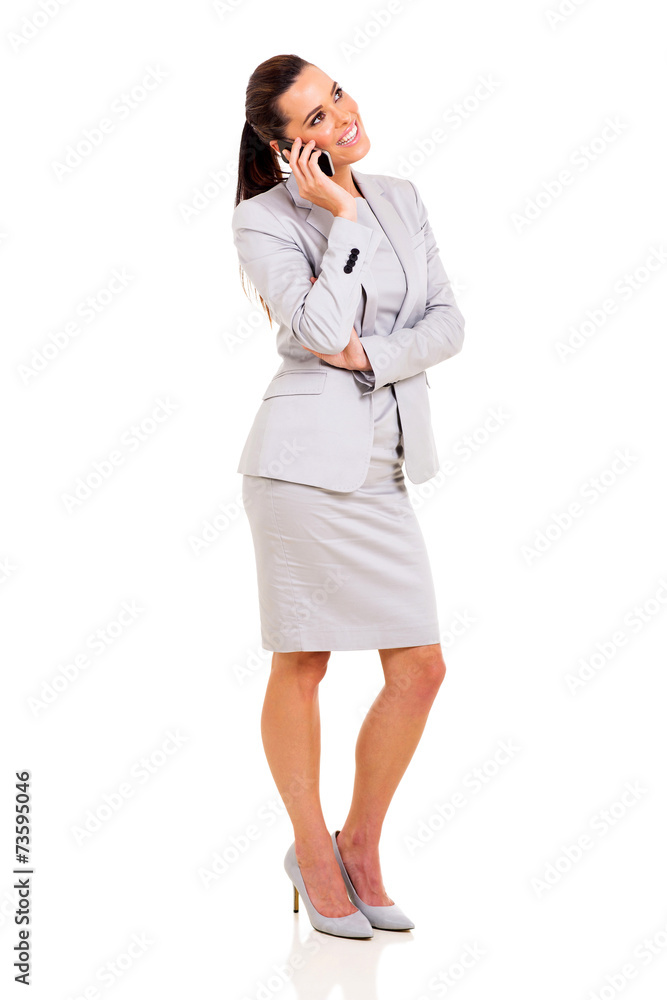 businesswoman talking on mobile phone businesswoman talking on mobile phone