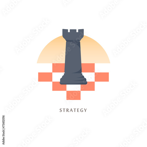Strategy. Vector illustration.