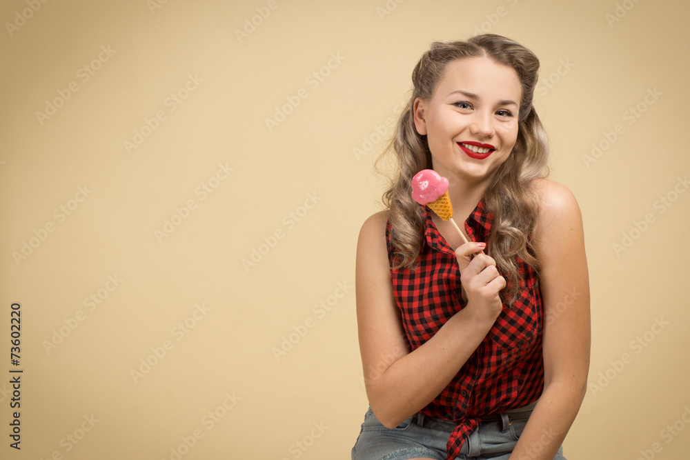 GIRL WITH BIG CANDY GIRL WITH BIG CANDY