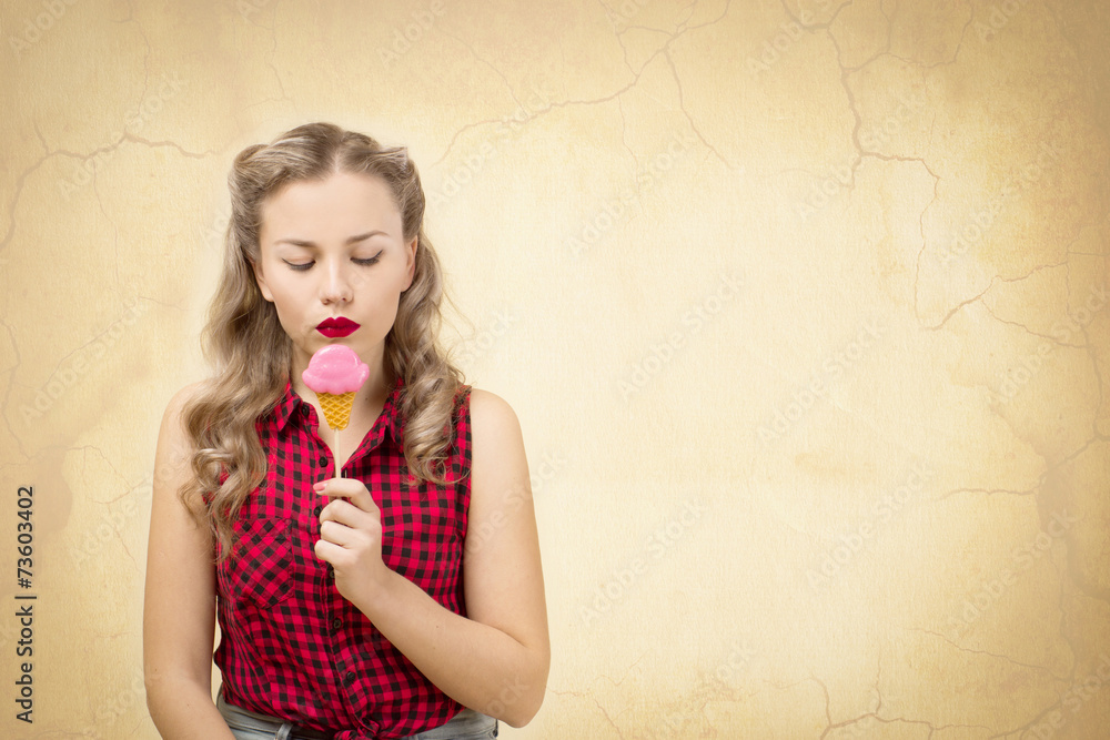 GIRL WITH BIG CANDY GIRL WITH BIG CANDY