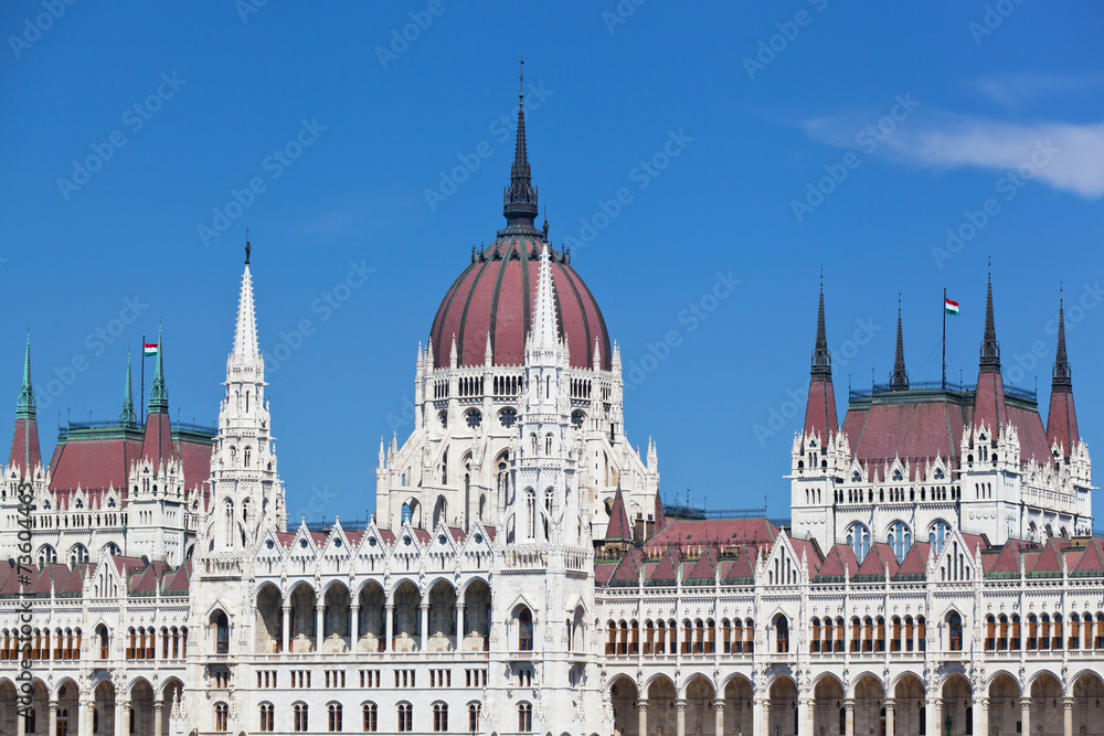 Fototapeta premium building of the Hungarian parliament in Budapest