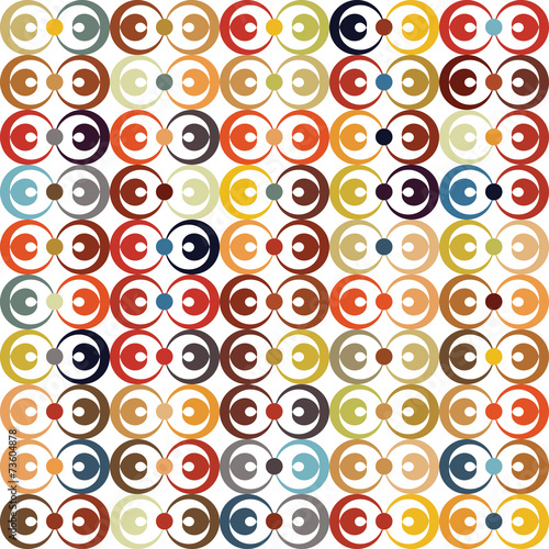 Abstract circle vector textured  pattern
