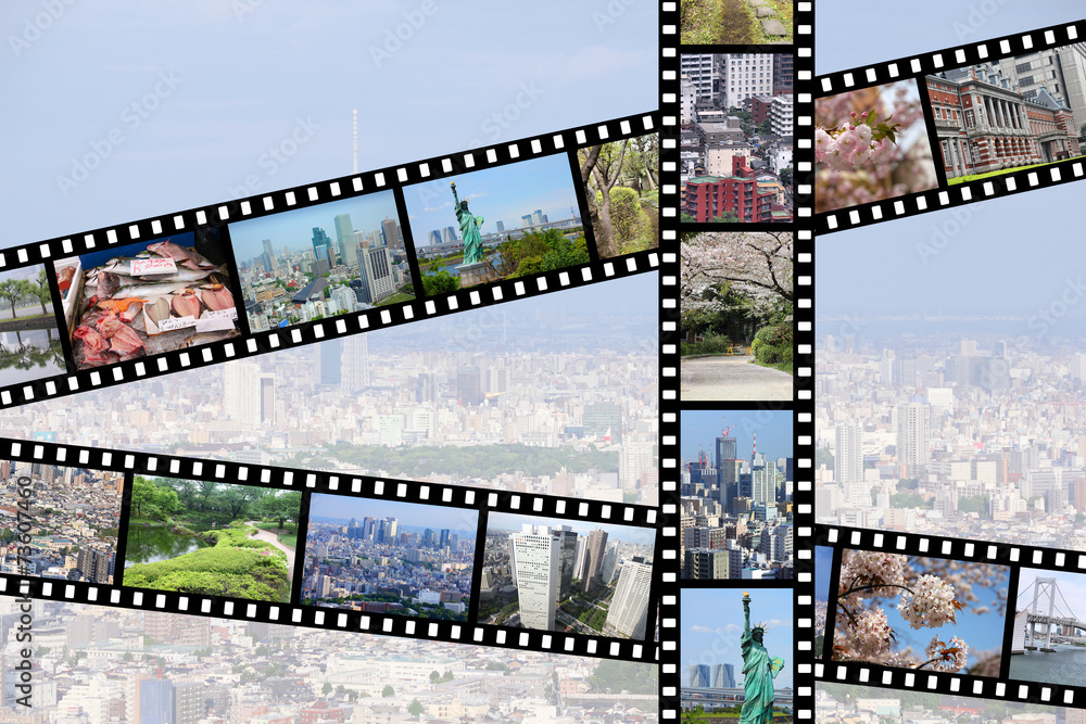 Tokyo photos - travel filmstrips