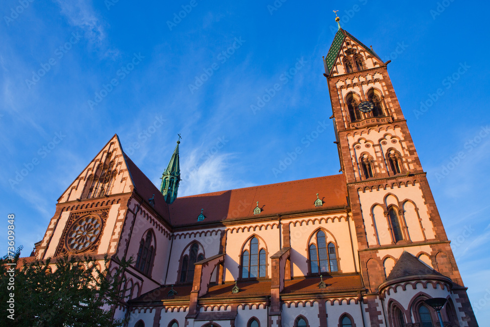 Fototapeta premium Freiburg, Herz-Jesu Kirche