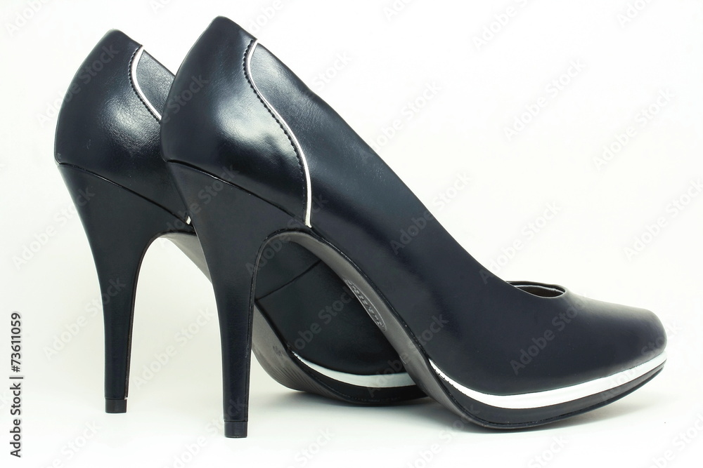 Black elegant shoes. Black elegant shoes.