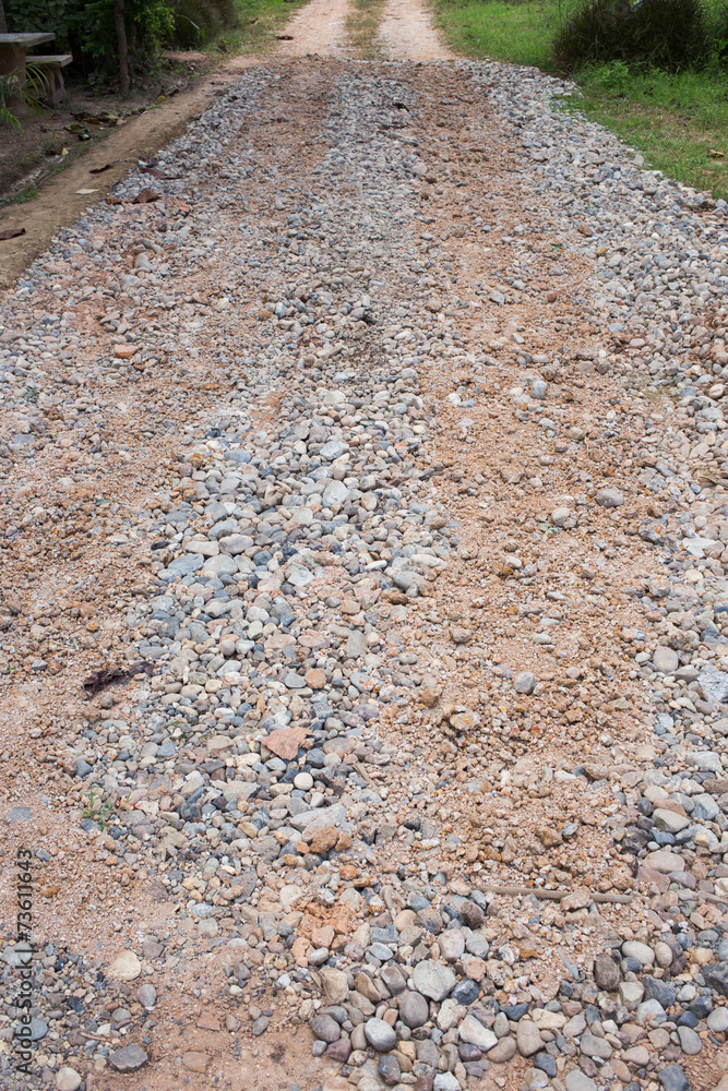 dirt road countryside with gravel surface dirt road countryside with gravel surface