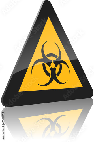 Warnschild biologische Gefahr