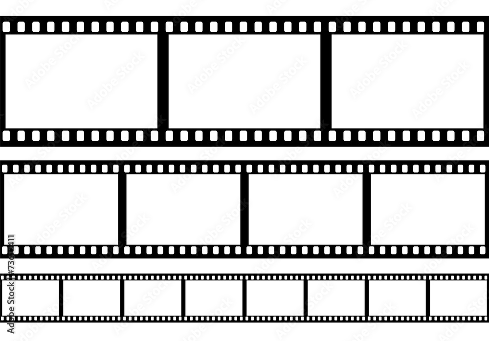 Set of film frame, vector Set of film frame, vector