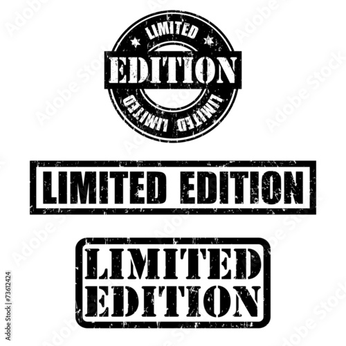 Collection of limited edition stamp, vector