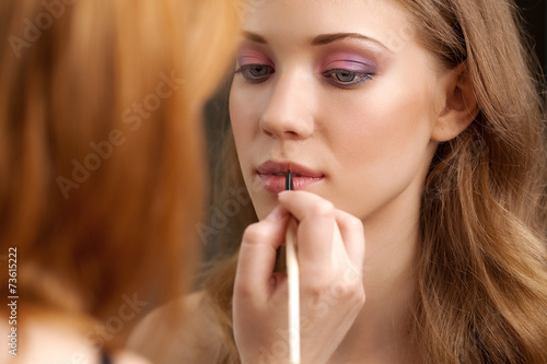 make-up in studio